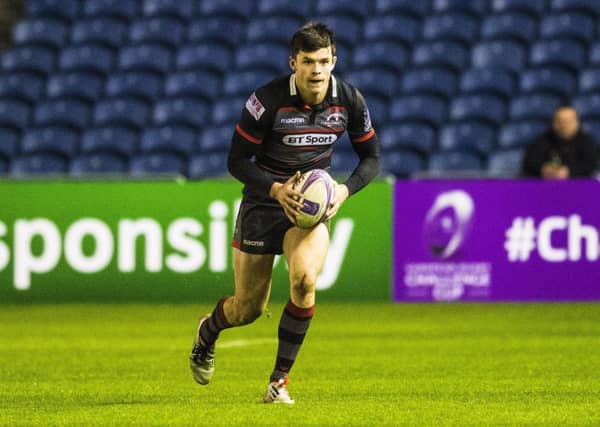 Gregor Townsend hailed the uncapped Blair Kinghorn's performances for Edinburgh. Picture: SNS Group