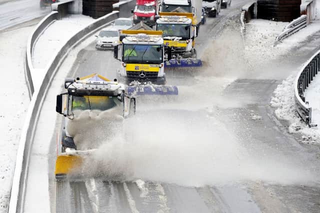 More than 200 grit lorries work across Scotland. Picture: Michael Gillen