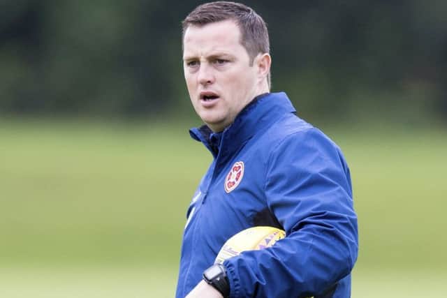 Jon Daly enjoyed his brief stint in the Hearts hotseat earlier this season. Pic: Bruce White/SNS