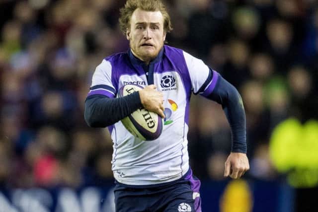 Stuart Hogg has been suffered hip and foot injuried. Picture: Bill Murray/SNS