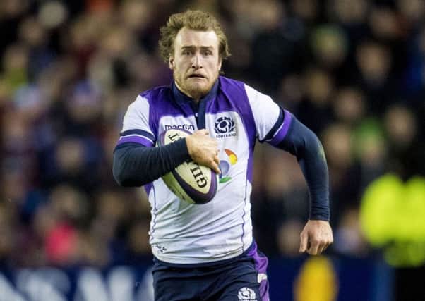 Stuart Hogg has been suffered hip and foot injuried. Picture: Bill Murray/SNS