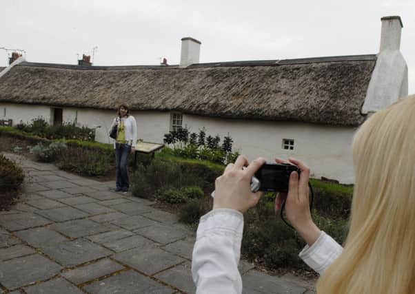 Tourists at Burns Cottage in Alloway. Picture: Rob McDougall