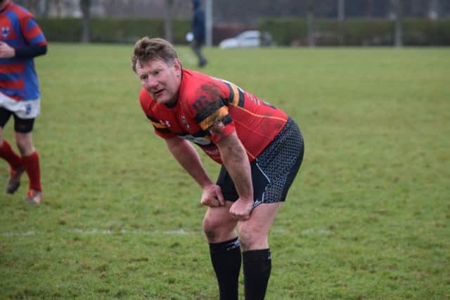 1990 Grand Slam hero Gary Armstrong turned out for the Stewarts Melville third XV at the age of 51. Picture: Martin MacDonald