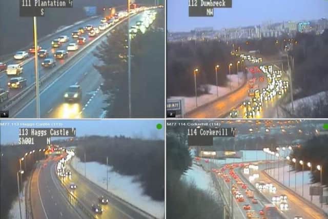 Traffic Scotland have warned of delays. Picture: Traffic Scotland