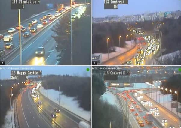 Traffic Scotland have warned of delays. Picture: Traffic Scotland