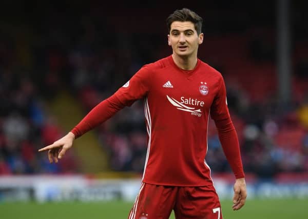 Kenny McLean looks set to leave Aberdeen. Picture: SNS