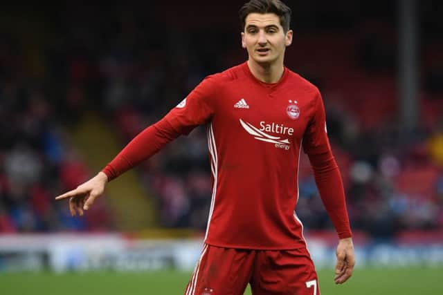 Kenny McLean looks set to leave Aberdeen. Picture: SNS