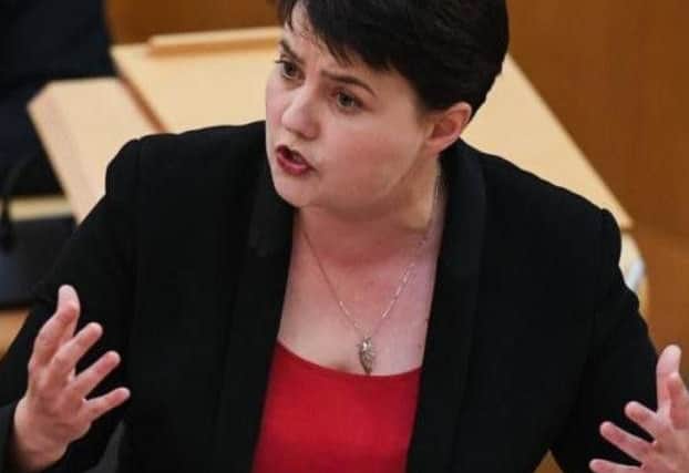 Ruth Davidson hit out at the SNP's handling of Police Scotland leadership row