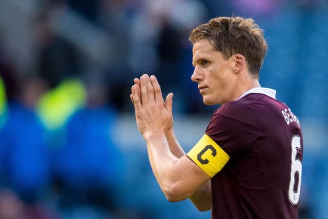 The Hearts captain has been in terrific form this season. Picture: SNS