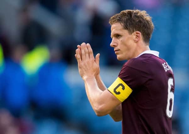 The Hearts captain has been in terrific form this season. Picture: SNS