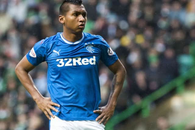 Alfredo Morelos has been in great form since signing for Rangers in the summer. Picture: SNS