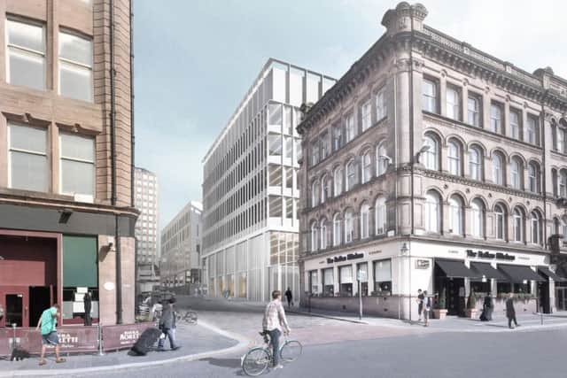 An artist's impression of the exterior