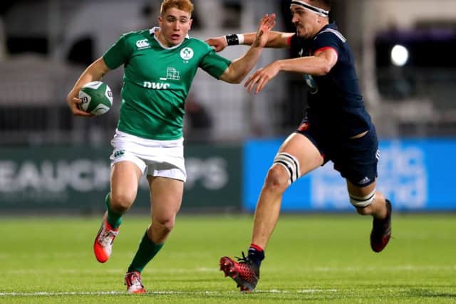 Jordan Larmour made an impression in the Under-20 Six Nations last season. Now he is poised to make his full international debut. Picture: Shutterstock