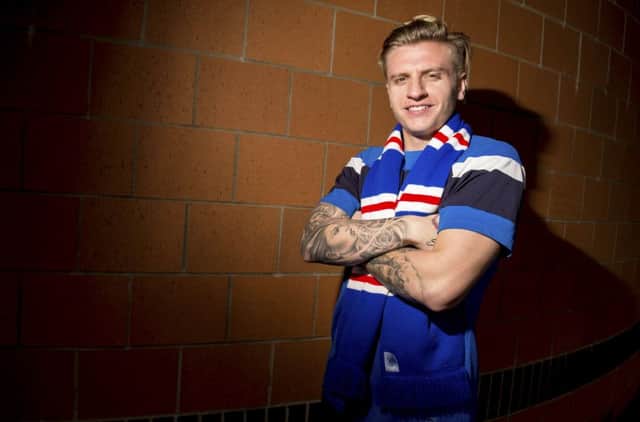 Rangers' latest singing Jason Cummings is in the squad to face Aberdeen. Picture: Alan Harvey/SNS