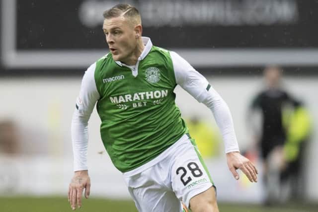 Hibs head coach Neil Lennon may look to Anthony Stokes creativity against Dundee tonight. Picture: SNS.