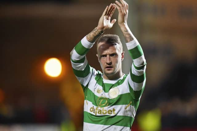Celtic's Leigh Griffiths is closing in on 100 goals for the club. Picture: Rob Casey/SNS