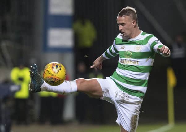 Celtic's Leigh Griffiths will face former club Hibs on Saturday. Picture: Craig Foy/SNS