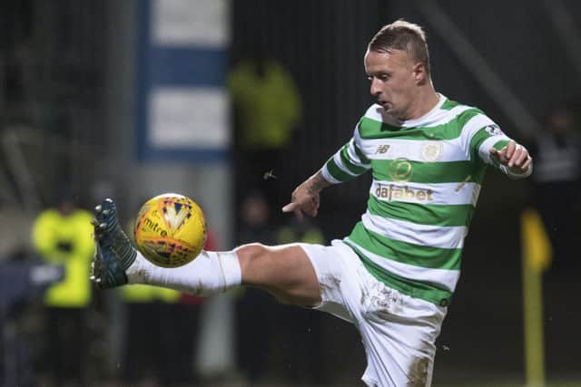 Celtic's Leigh Griffiths will face former club Hibs on Saturday. Picture: Craig Foy/SNS