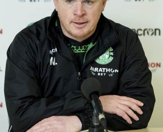 Hibs boss Neil Lennon has been impressed by Florian Kamberi, who has been on trial at the Easter Road club.