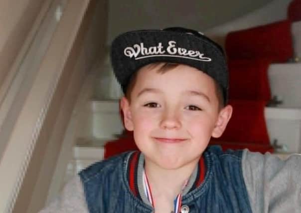 Eight-year-old Ciaran James Williamson was taken to Yorkhill Hospital where doctors pronounced him dead