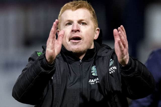 Hibs manager Neil Lennon was described as a great fit for the Scotland job by Brendan Rodgers. Picture: Ross Parker/SNS