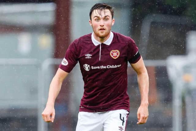 John Souttar is a member of a Hearts defence that has lost only 11 goals in 23 league matches.