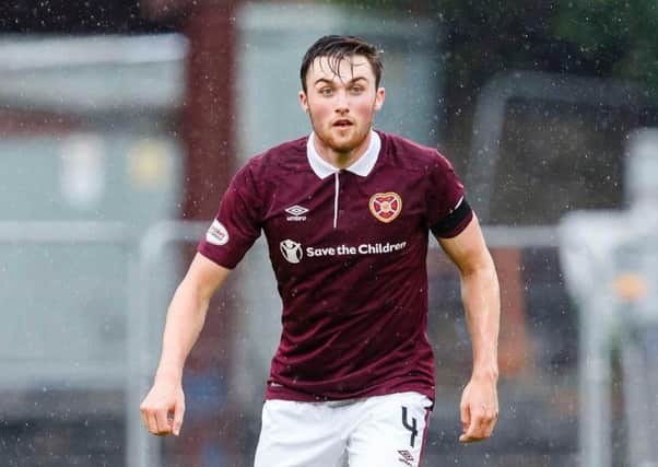 John Souttar is a member of a Hearts defence that has lost only 11 goals in 23 league matches.