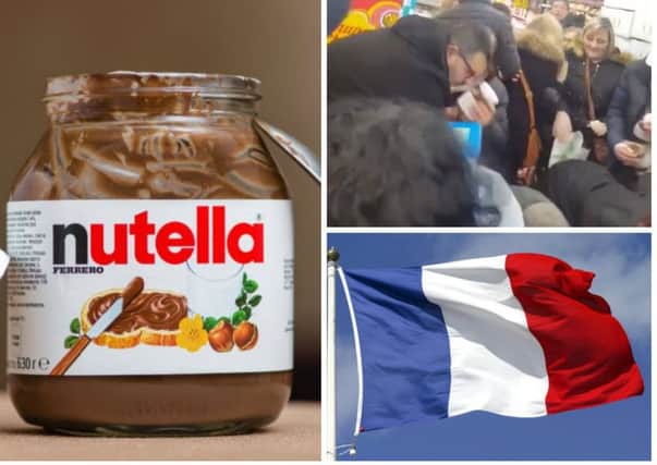A French supermarket sparked an riots in stores after discounting Nutella. Pictures: Pixabay/Twitter
