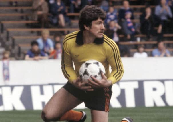 Hamish McAlpine in action for Dundee United in season 1980-81.