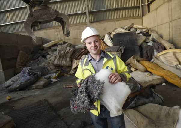 Site manager Ken Chrystal at the Hamilton Waste & Recycling facility in Carberry. Picture: 
Greg Macvean