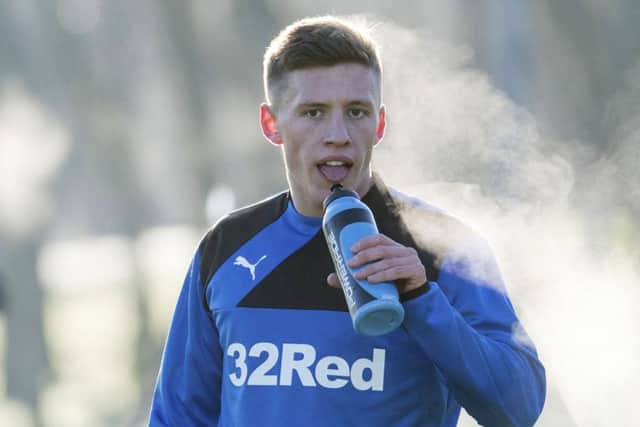 Greg Docherty has been in training with his new team-mates and is in line to feature in Rangers' match at Ross County on Sunday. Picture: Craig Foy/SNS