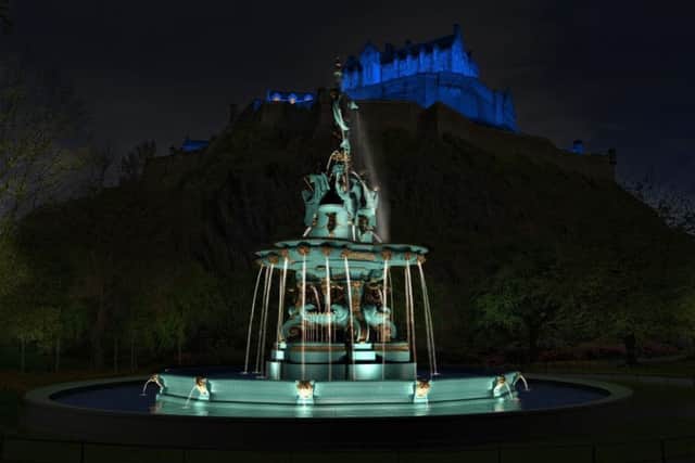 The Ross Fountain in Princes Street Gardens. Picture: TSPL