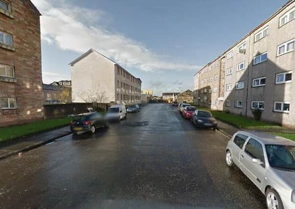His body was discovered in a house in Holyrood Street, Hamilton. Picture: Google