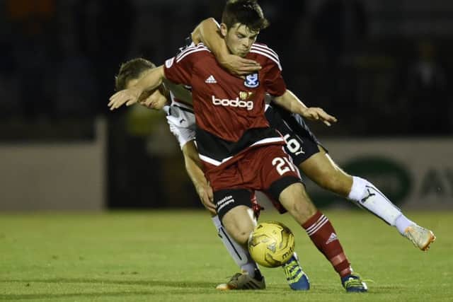Ayr United's Craig McGuffie hit a double. Picture: SNS/Rob Casey;