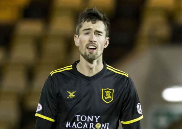 Ryan Hardie (left) scored in Livingston's win over Dumbarton. Picture: SNS/Bruce White