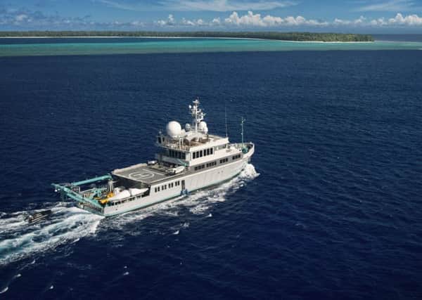 Picture: the exploration vessel featured in Blue Planet II, OceanX's Alucia, which has been listed on Airbnb, Alucia Productions 2017/PA Wire