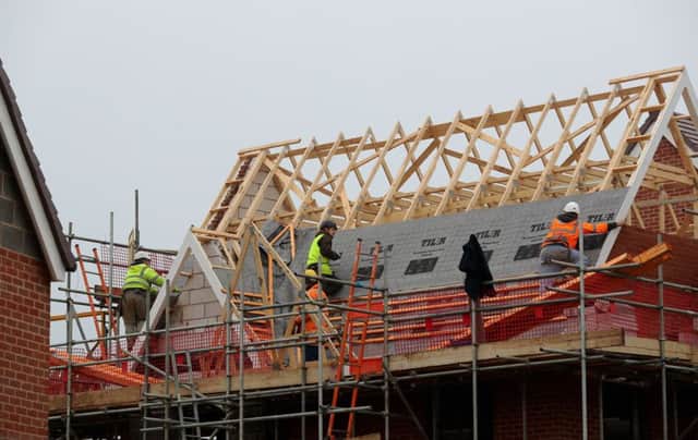 The Scottish Government has set an ambitious target of increasing the number of affordable homes built north of the border. Picture: PA