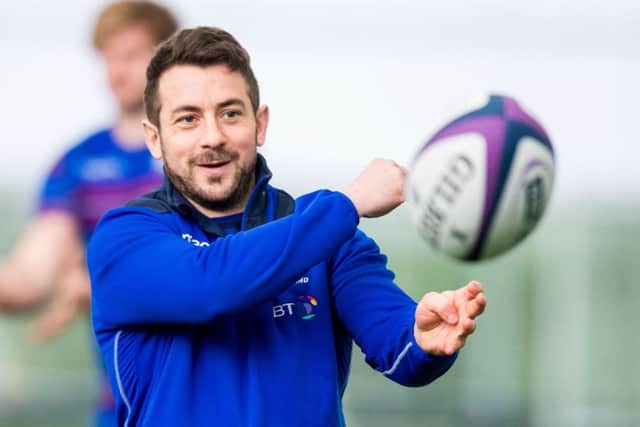 Greig Laidlaw is ready to start his first game for Scotland if called upon. Picture: SNS Group