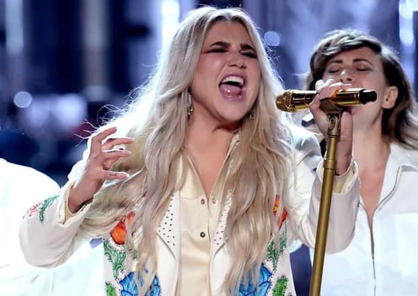 American pop star Kesha spoke out on sexual harassment. Picture: Kevin Winter/Getty Images