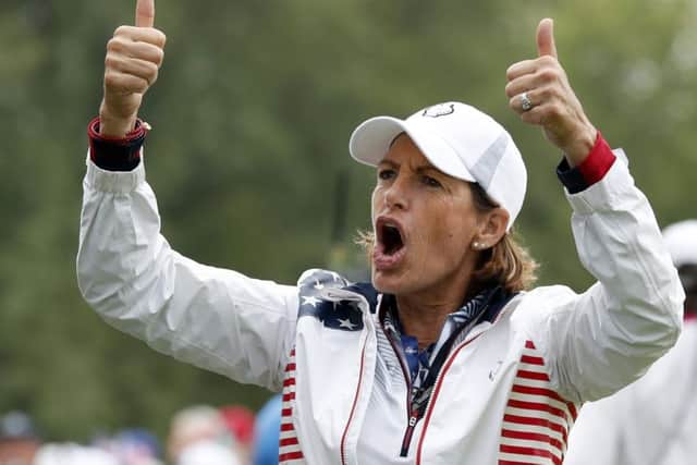 Juli Inkster said she was looking forward to competing with Catriona Maththew at Gleneagles.