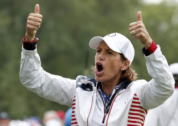 Juli Inkster said she was looking forward to competing with Catriona Maththew at Gleneagles.