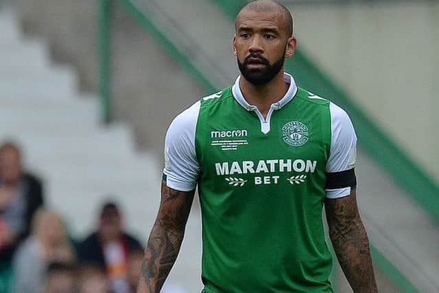 Liam Fontaine in action for Hibs in Lewis Stevenson's testimonial match against Sunderland. Picture: Getty Images
