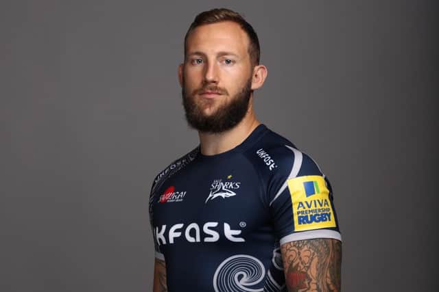 Byron McGuigan has scored eight tries for Sale Sharks in the Aviva Premiership  this season.