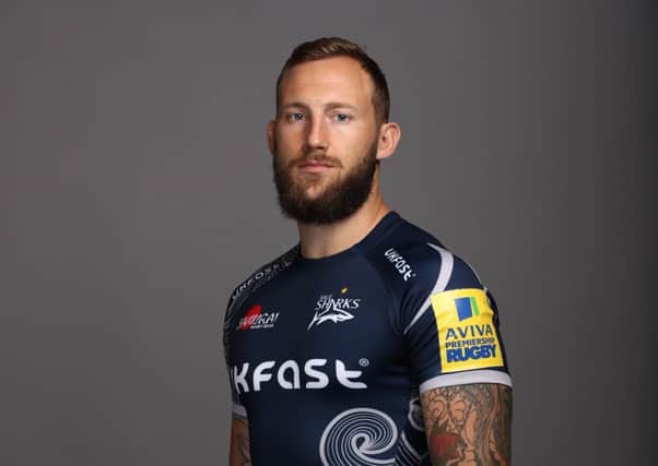 Byron McGuigan has scored eight tries for Sale Sharks in the Aviva Premiership  this season.