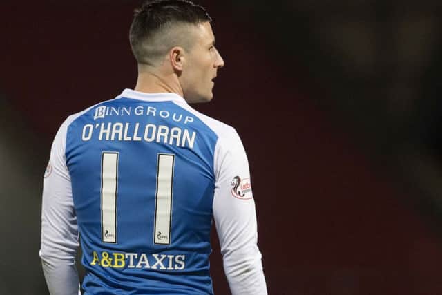 Michael O'Halloran spent the first half of the campaign back on loan at St Johnstone. Picture: SNS