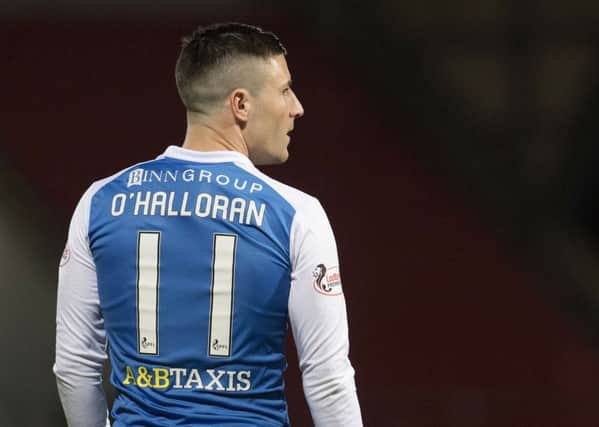 Michael O'Halloran spent the first half of the campaign back on loan at St Johnstone. Picture: SNS