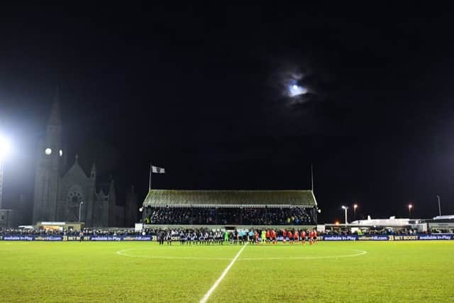 The match was held at Fraserburgh's Bellslea Park ground. Picture: SNS