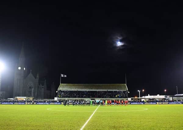 The match was held at Fraserburgh's Bellslea Park ground. Picture: SNS