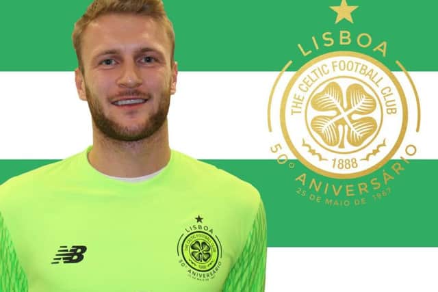 Scott Bain has joined on loan from Dundee. Picture: celticfc/twitter