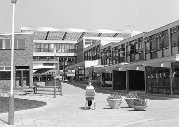 The shopping centre in Glenrothes, pictured in 1964. The Fife new town marks its 70th anniversary in 2018. Picture: TSPL